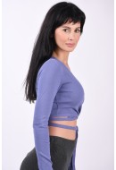 Bluza Dama Jjxx Jxfrances Stretch Wrap Rib Twilight Purple